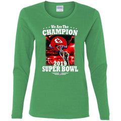 Nfl – Kansas City Chiefs We Are The Champion 2019 Super Bowl Football Women Long Sleeve Shirt Women Long Sleeve Shirt - parenttees