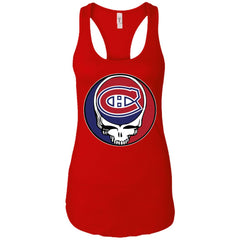 Montreal Canadiens Grateful Dead Steal Your Face Hockey Nhl Shirts Women Tank Top Women Tank Top - parenttees