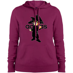 Goku Adidas Black T-shirt Women Hooded Sweatshirt Women Hooded Sweatshirt - parenttees