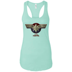 Marvel Captain Marvel Movie Chest Symbol Women Tank Top Women Tank Top - parenttees