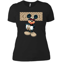 Gucci Mickey Gift Birthday T-shirt Women Cotton T-Shirt