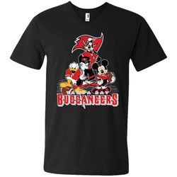 Mickey Mouse Tampa Bay Buccaneers American Football Nfl Sports Shirt Men V-Neck T-Shirt