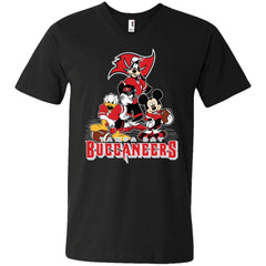 Mickey Mouse Tampa Bay Buccaneers American Football Nfl Sports Shirt Men V-Neck T-Shirt Men V-Neck T-Shirt - parenttees