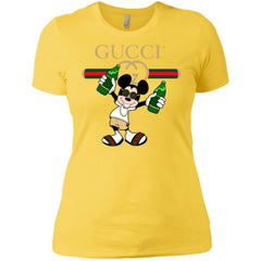 Gucci Mickey Mouse Top Trending T-shirt Women Cotton T-Shirt Women Cotton T-Shirt - parenttees