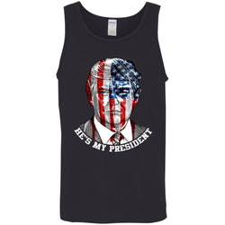 Donald Trump American Flag T-shirt Men Cotton Tank