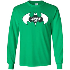 We Are The New York Jets Batman Nfl Mashup Men Long Sleeve Shirt Men Long Sleeve Shirt - parenttees