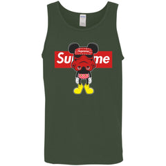 Supreme Robot Mickey Hot T-shirt Men Cotton Tank Men Cotton Tank - parenttees