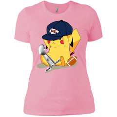 Nfl – Kansas City Chiefs Pikachu Super Bowl 2019 Football Women Cotton T-Shirt Women Cotton T-Shirt - parenttees