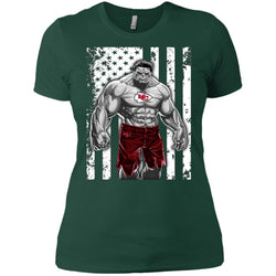 Giants Hulk Kansas City Chiefs T-shirt Women Cotton T-Shirt