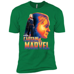 Captain Marvel Bold Sunset Portrait Men Short Sleeve T-Shirt Men Short Sleeve T-Shirt - parenttees