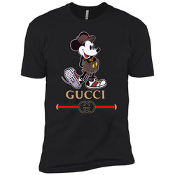 Gucci Mickey Kitty beauty T-shirt Men Short Sleeve T-Shirt