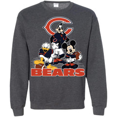 Mickey Mouse Chicago Bears American Football Nfl Sports Shirt Crewneck Pullover Sweatshirt Crewneck Pullover Sweatshirt - parenttees