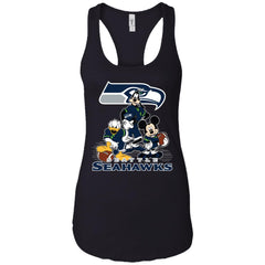 Mickey Mouse Seattle Seahawks American Football Nfl Sports Shirt Women Tank Top Women Tank Top - parenttees