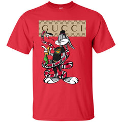 Gucci Rabbit Snake Gift Birthday T-shirt Men Cotton T-Shirt Men Cotton T-Shirt - parenttees