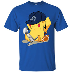 Nfl – Los Angeles Rams Pikachu Super Bowl 2019 Football Men Cotton T-Shirt Men Cotton T-Shirt - parenttees