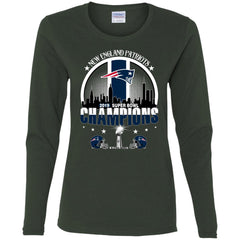 Nfl – New England Patriots 2019 Super Bowl Champions Football Women Long Sleeve Shirt Women Long Sleeve Shirt - parenttees