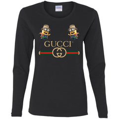 Gucci T-shirt Minion Funny Film T-shirt Women Long Sleeve Shirt Women Long Sleeve Shirt - parenttees