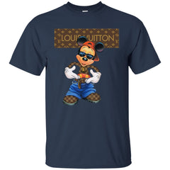 Louis Vuitton Mickey Mouse Cartoon T-shirt Men Cotton T-Shirt Men Cotton T-Shirt - parenttees