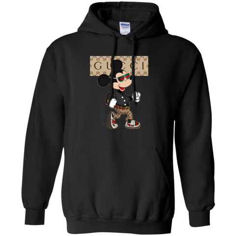 Gucci Shirt Mickey Mouse T-shirt Pullover Hoodie Sweatshirt Black / S Pullover Hoodie Sweatshirt - parenttees