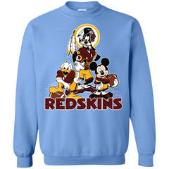 Mickey Mouse Washington Redskins American Football Nfl Sports Shirt Crewneck Pullover Sweatshirt Crewneck Pullover Sweatshirt - parenttees