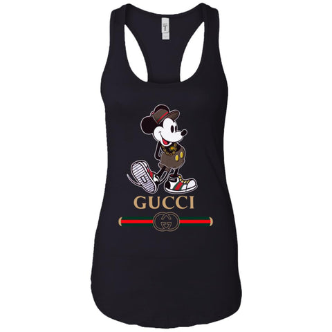 Gucci Mickey Kitty Beauty T-shirt Women Tank Top Black / X-Small Women Tank Top - parenttees