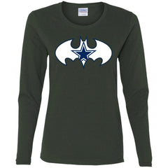 We Are The Dallas Cowboys Batman Nfl Mashup Women Long Sleeve Shirt Women Long Sleeve Shirt - parenttees