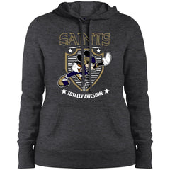 Nfl – New Orleans Saints Totally Awesome Mickey Mouse Super Bowl 2019 Football Women Hooded Sweatshirt Women Hooded Sweatshirt - parenttees
