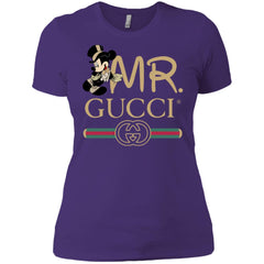 Gucci Couple Disney Mickey Valentine's Day T-shirt Women Cotton T-Shirt Women Cotton T-Shirt - parenttees