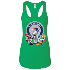 New England Patriots Super Bowl 2019 Mickey Minnie Mouse Donald Daisy Duck Football Nfl Women Tank Top Women Tank Top - parenttees