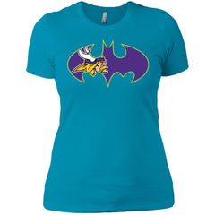 We Are The Minnesota Vikings Batman Nfl Mashup Women Cotton T-Shirt Women Cotton T-Shirt - parenttees