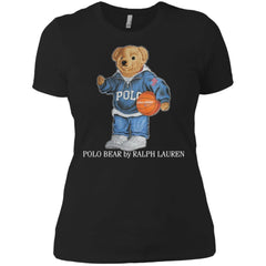 Polo Bear Ralph Lauren Women Cotton T-Shirt Women Cotton T-Shirt - parenttees