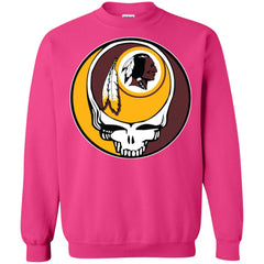 Washington Redskins Grateful Dead Steal Your Face Football Nfl Shirts Crewneck Pullover Sweatshirt Crewneck Pullover Sweatshirt - parenttees