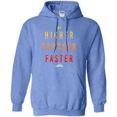 Marvel Captain Marvel Movie Higher Faster Pullover Hoodie Sweatshirt Pullover Hoodie Sweatshirt - parenttees