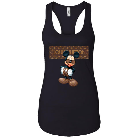 Best Louis Vuitton Mickey Mouse Shirt Women Tank Top Black / X-Small Women Tank Top - parenttees