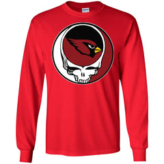 Arizona Cardinals Grateful Dead Steal Your Face Football Nfl Shirts Men Long Sleeve Shirt Men Long Sleeve Shirt - parenttees