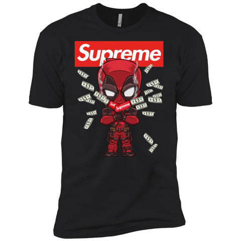 Supreme Deadpool Funny T-shirt Men Short Sleeve T-Shirt Black / X-Small Men Short Sleeve T-Shirt - parenttees