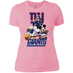 Mickey Mouse New York Giants American Football Nfl Sports Shirt Women Cotton T-Shirt Women Cotton T-Shirt - parenttees