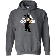 Goku Treding Adidas White T-shirt Pullover Hoodie Sweatshirt Pullover Hoodie Sweatshirt - parenttees