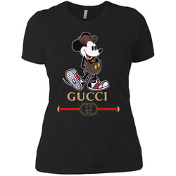 Gucci Mickey Kitty beauty T-shirt Women Cotton T-Shirt