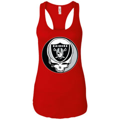 Oakland Raiders Grateful Dead Steal Your Face Football Nfl Shirts Women Tank Top Women Tank Top - parenttees