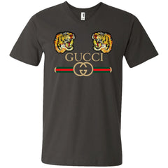 Gucci Tiger Love T-shirt Men V-Neck T-Shirt Men V-Neck T-Shirt - parenttees