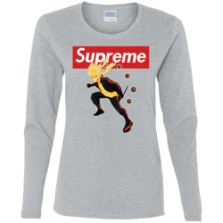 Supreme Naruto T-shirt Women Long Sleeve Shirt