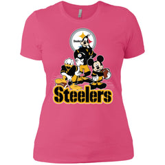 Mickey Mouse Pittsburgh Steelers American Football Nfl Sports Shirt Women Cotton T-Shirt Women Cotton T-Shirt - parenttees