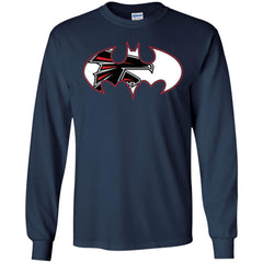 We Are The Atlanta Falcons Batman Nfl Mashup Men Long Sleeve Shirt Men Long Sleeve Shirt - parenttees