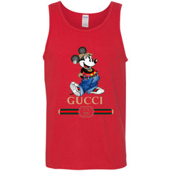 Gucci T-shirt Mouse Mickey Cartoon T-shirt Men Cotton Tank Men Cotton Tank - parenttees