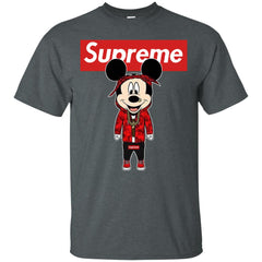 Supreme Mickey Style Fashion T-shirt Men Cotton T-Shirt Men Cotton T-Shirt - parenttees