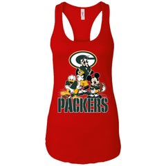 Mickey Mouse Green Bay Packer American Football Nfl Sports Shirt Women Tank Top Women Tank Top - parenttees