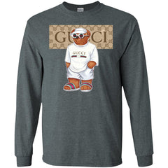 Best Life Gucci Bear T-shirt Men Long Sleeve Shirt Men Long Sleeve Shirt - parenttees