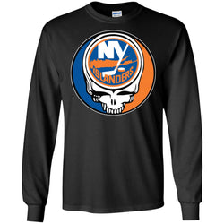 New York Islanders Grateful Dead Steal Your Face Hockey Nhl Shirts Men Long Sleeve Shirt