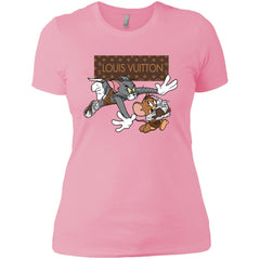 Louis Vuitton Cartoon Tom And Jerry T-shirt Women Cotton T-Shirt Women Cotton T-Shirt - parenttees